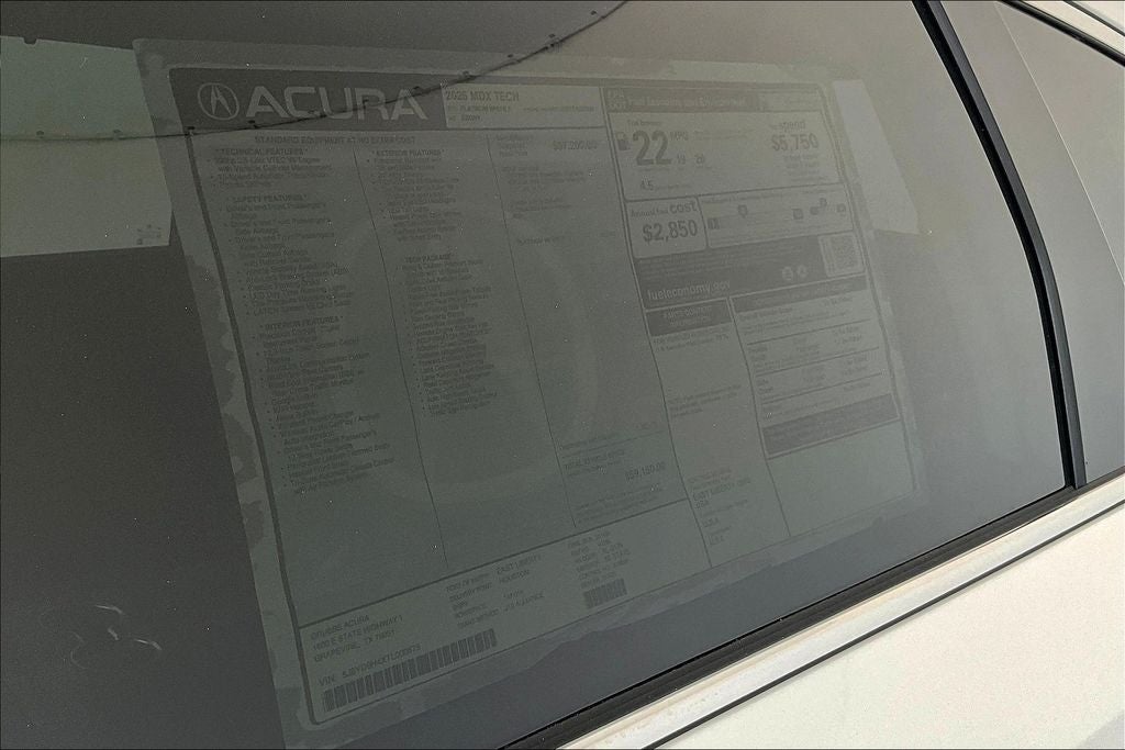 2026 Acura MDX Technology Package