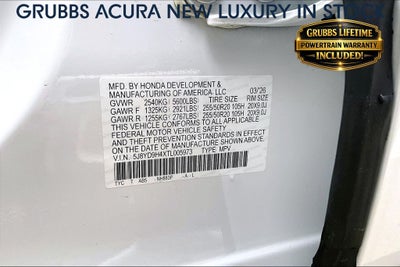 2026 Acura MDX Technology Package