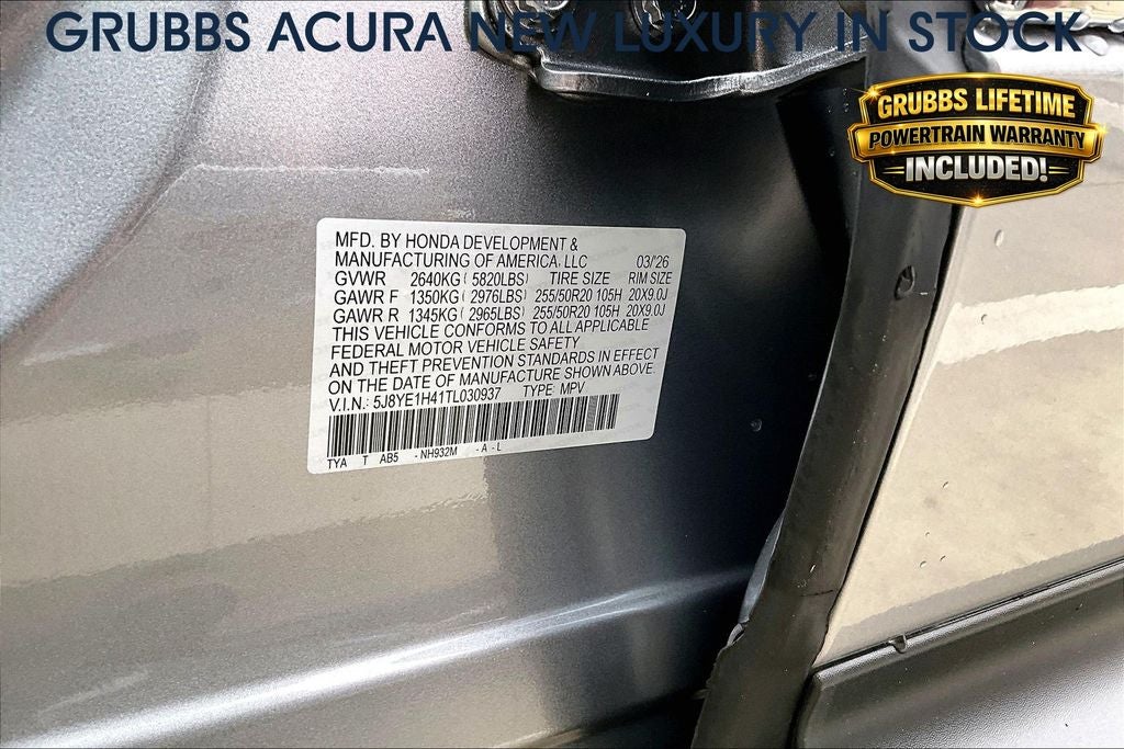 2026 Acura MDX Technology Package SH-AWD