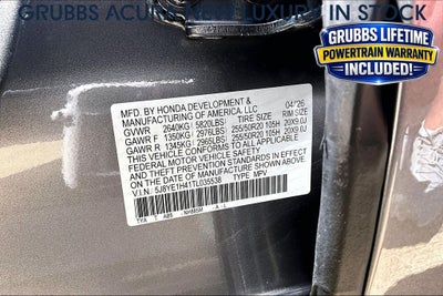 2026 Acura MDX Technology Package SH-AWD