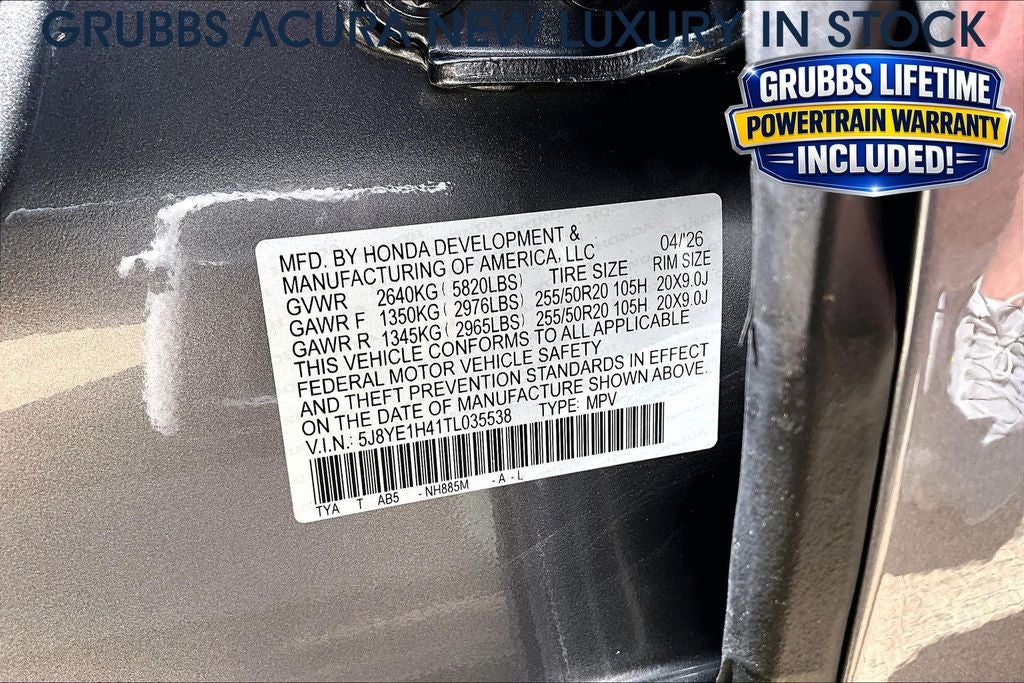 2026 Acura MDX Technology Package SH-AWD