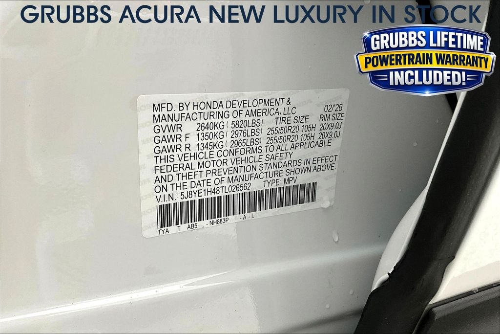 2026 Acura MDX Technology Package SH-AWD