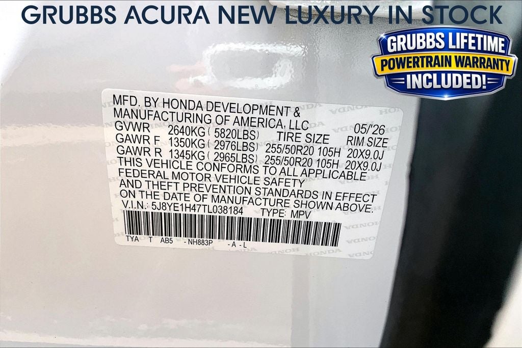 2026 Acura MDX Technology Package SH-AWD