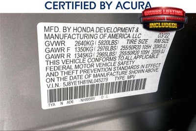 2022 Acura MDX Advance SH-AWD