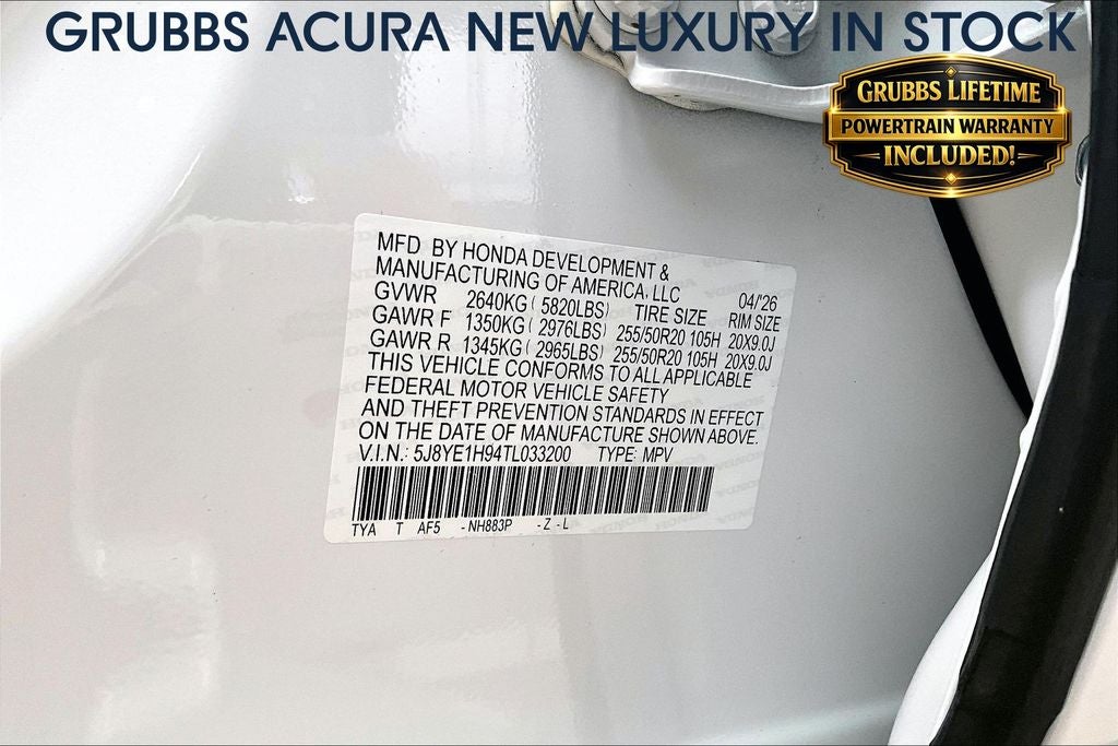 2026 Acura MDX A-Spec Advance Package SH-AWD