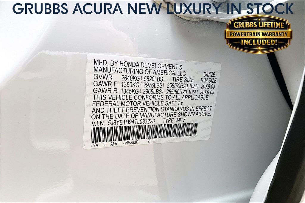 2026 Acura MDX A-Spec Advance Package SH-AWD