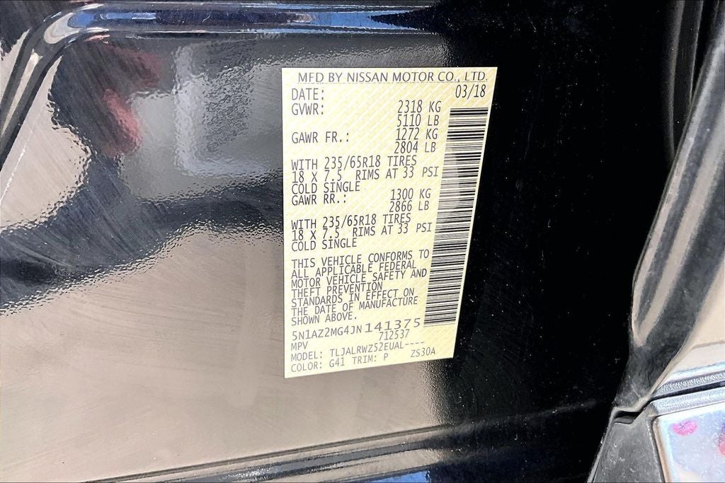 2018 Nissan Murano SL