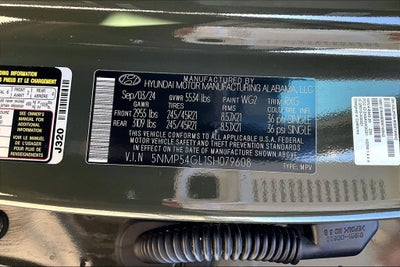 2025 Hyundai Santa Fe Calligraphy