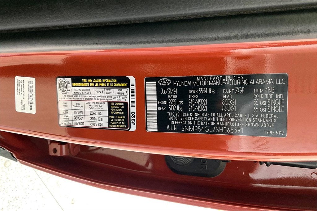 2025 Hyundai Santa Fe Calligraphy