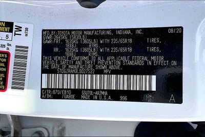 2020 Toyota Highlander XLE