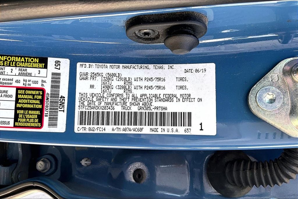 2019 Toyota Tacoma SR5 V6