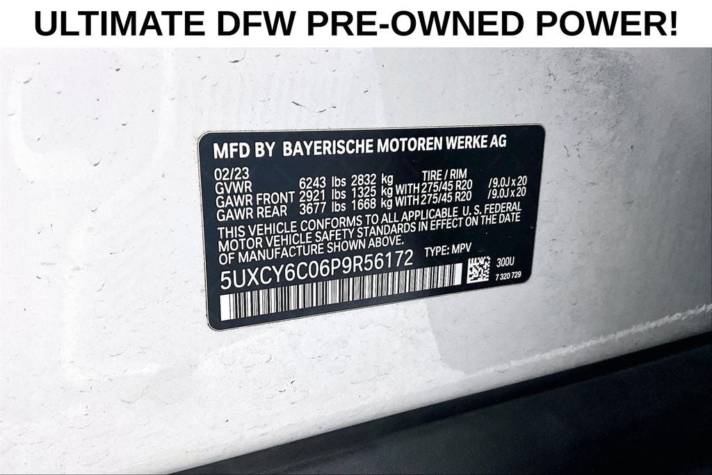 2023 BMW X6 xDrive40i