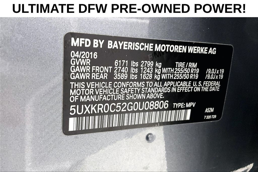 2016 BMW X5 xDrive35i