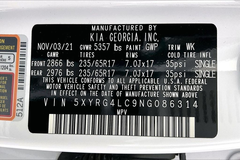 2022 Kia Sorento LX