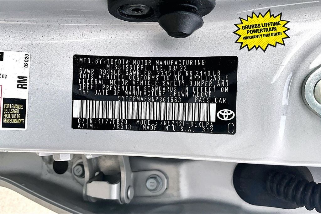 2022 Toyota Corolla LE