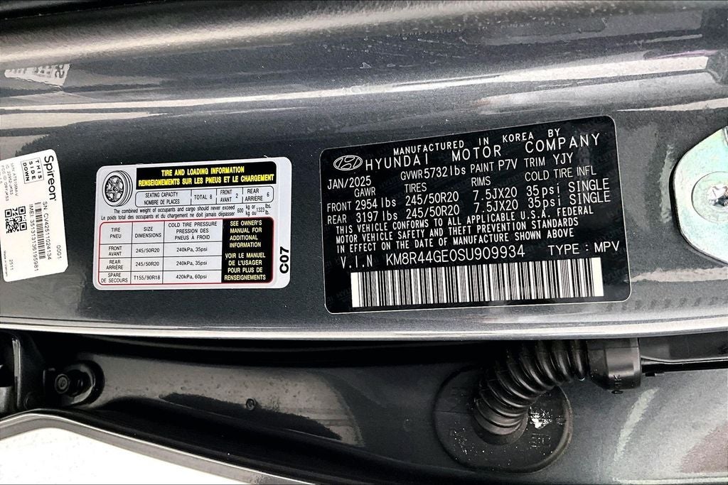 2025 Hyundai Palisade SEL Premium 8 Passenger