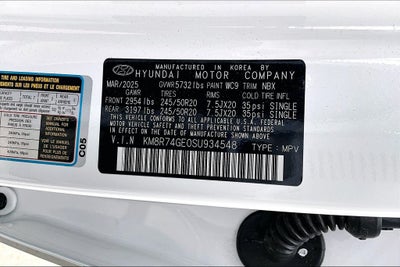 2025 Hyundai Palisade Calligraphy