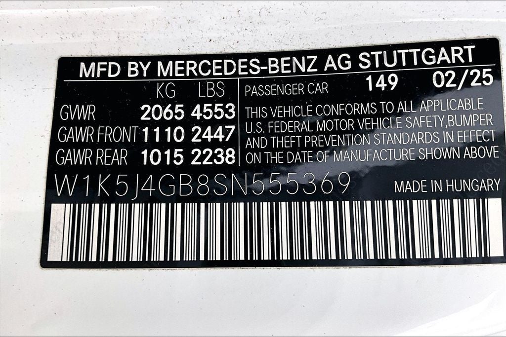 2025 Mercedes-Benz CLA CLA 250