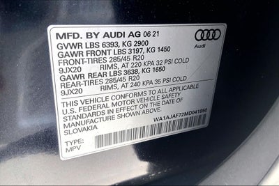 2021 Audi Q7 45 Premium quattro