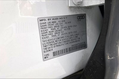 2018 Audi Q7 3.0T Prestige quattro