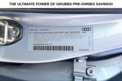 2017 Audi A3 2.0T Premium quattro