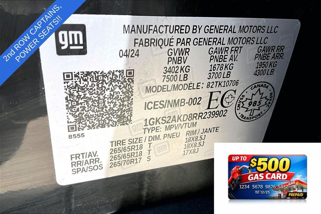 2024 GMC Yukon SLE