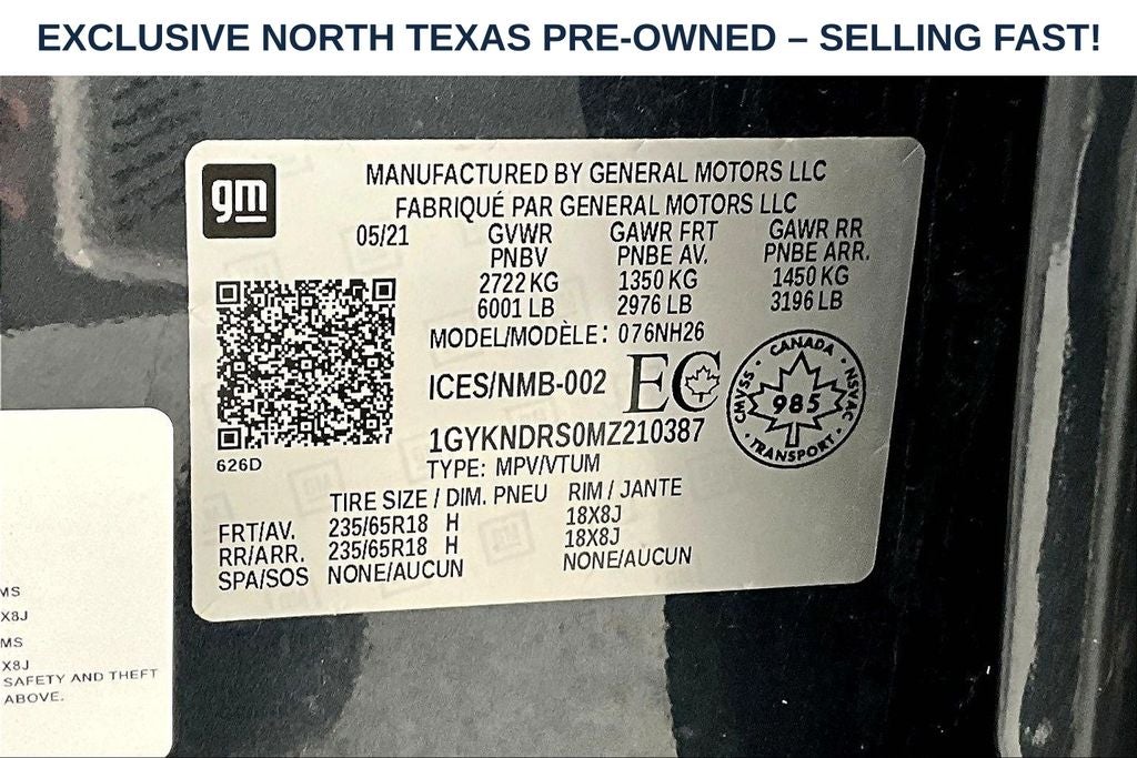 2021 Cadillac XT5 Premium Luxury