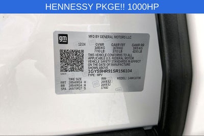 2025 Cadillac Escalade V-Series HENNESSEY PKGE!