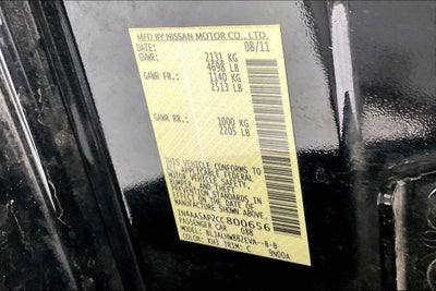 2012 Nissan Maxima 3.5 SV