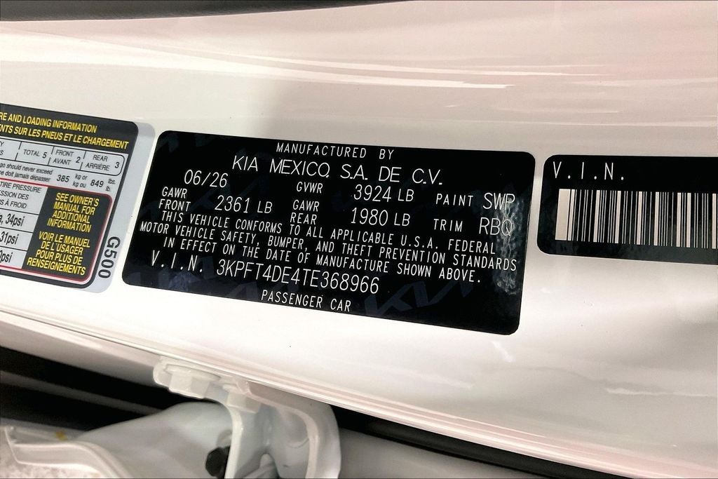 2026 Kia K4 LXS