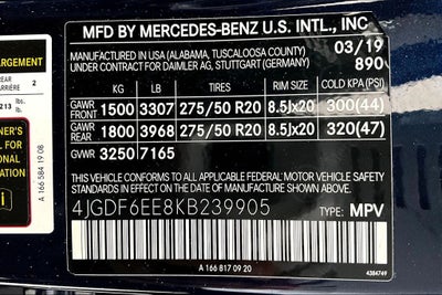 2019 Mercedes-Benz GLS GLS 450 4MATIC®