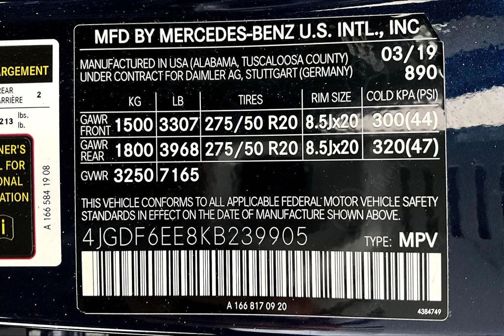 2019 Mercedes-Benz GLS GLS 450 4MATIC®