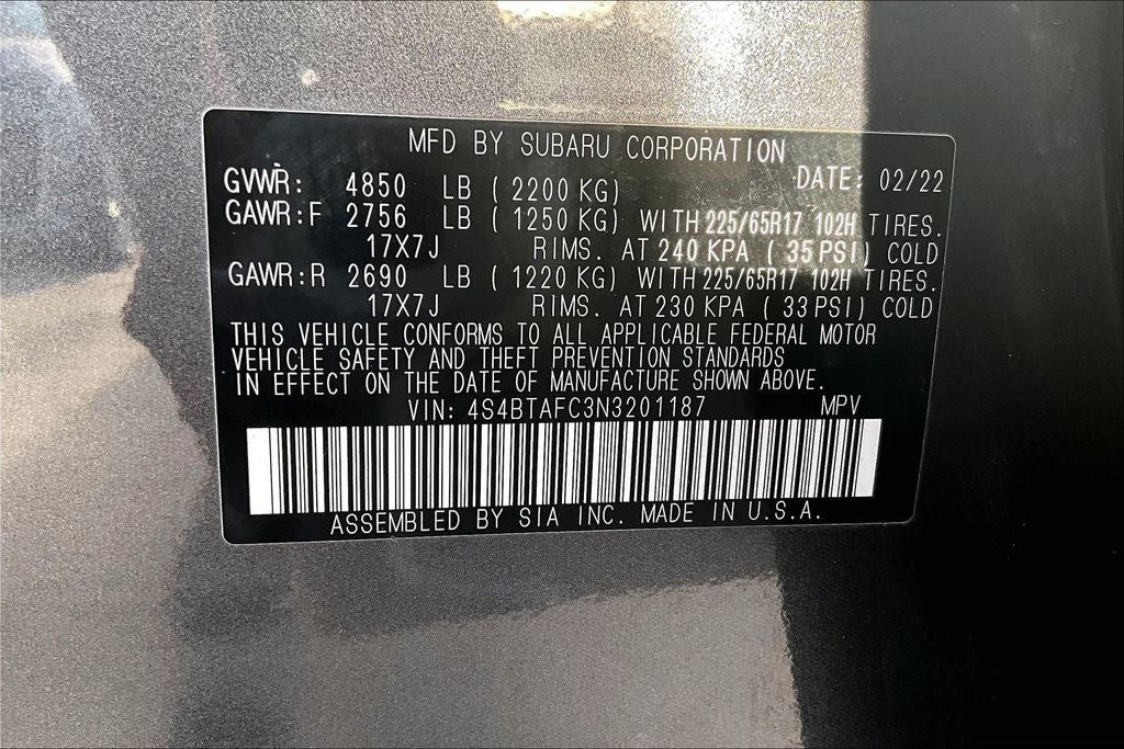 2022 Subaru Outback Premium