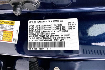 2021 Honda Pilot EX