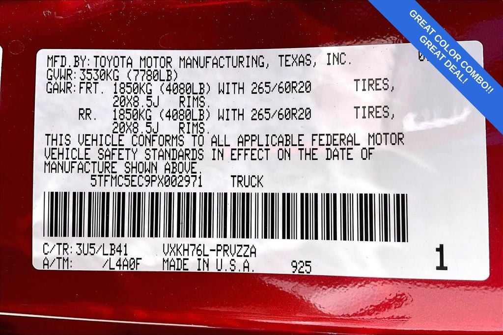 2023 Toyota Tundra Hybrid 1794 Edition