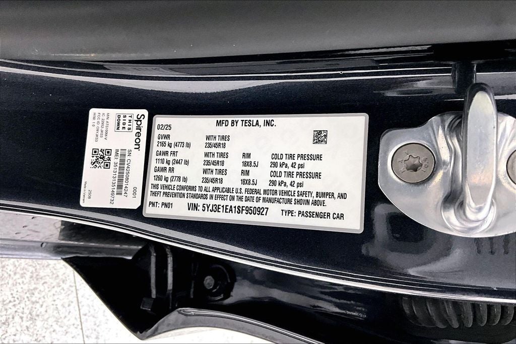 2025 Tesla Model 3 Long Range