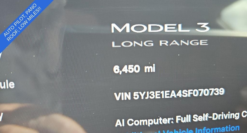 2025 Tesla Model 3 Long Range