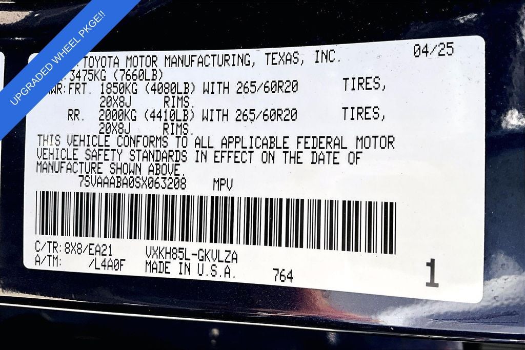 2025 Toyota Sequoia Limited