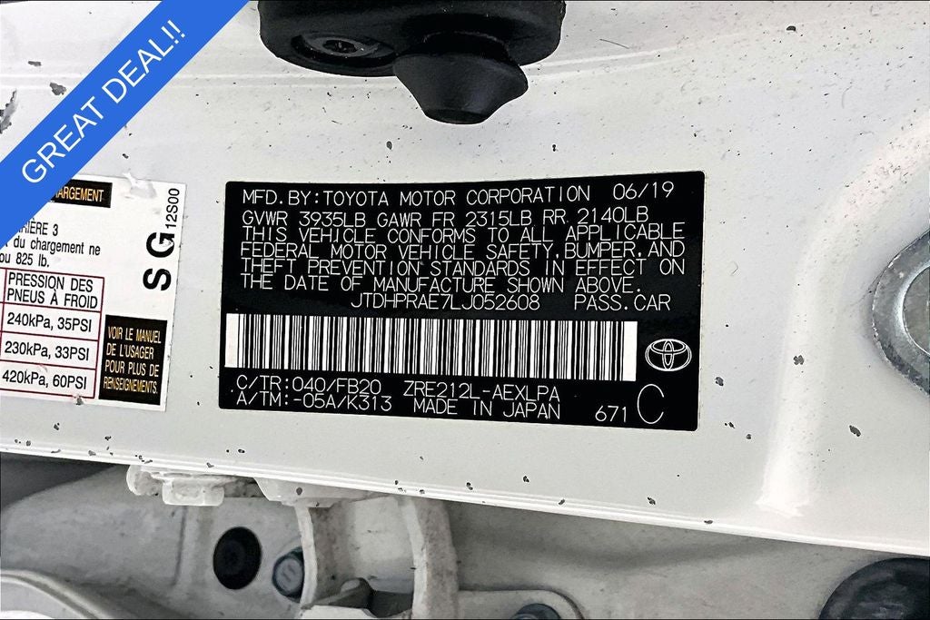 2020 Toyota Corolla LE