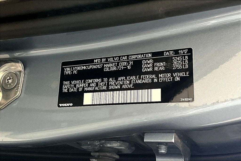 2018 Volvo S90 T5 Momentum