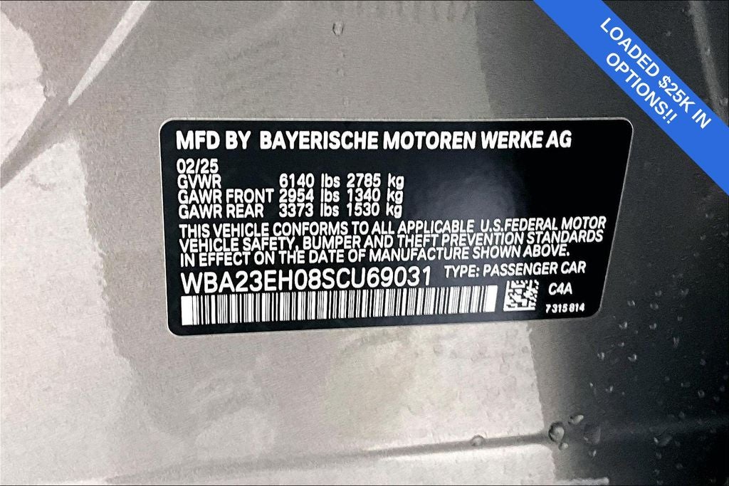 2025 BMW 7 Series 740i