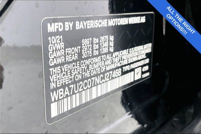 2022 BMW 7 Series 750i xDrive