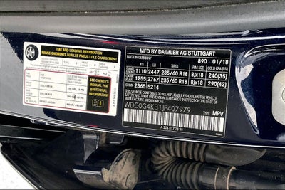 2018 Mercedes-Benz GLC GLC 300 4MATIC®