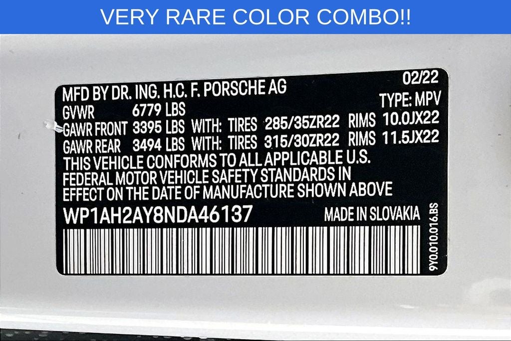 2022 Porsche Cayenne E-Hybrid Turbo S TURBO