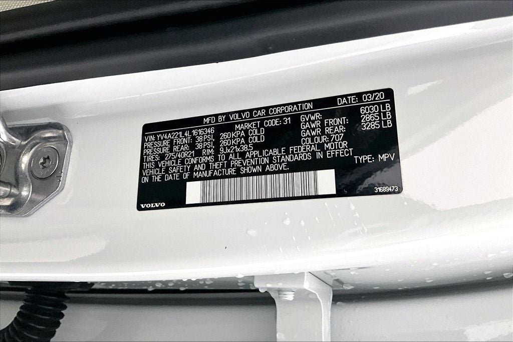 2020 Volvo XC90 T6 Inscription