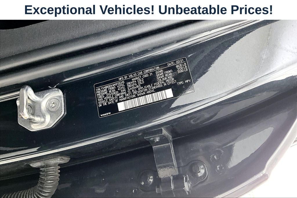 2021 Volvo XC90 Recharge Plug-In Hybrid T8 Inscription Expression 7 Passenger