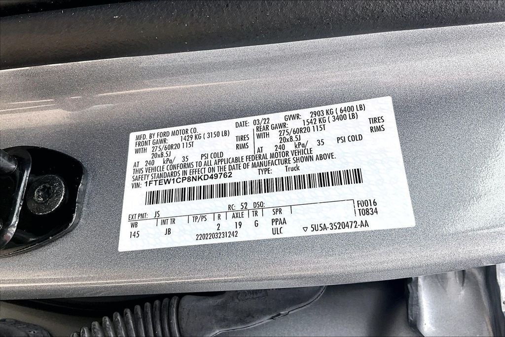 2022 Ford F-150 XL
