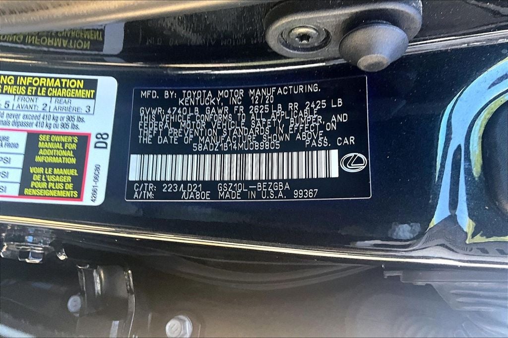 2021 Lexus ES 350