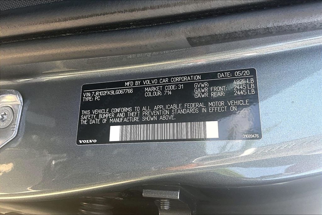 2020 Volvo S60 T5 Momentum