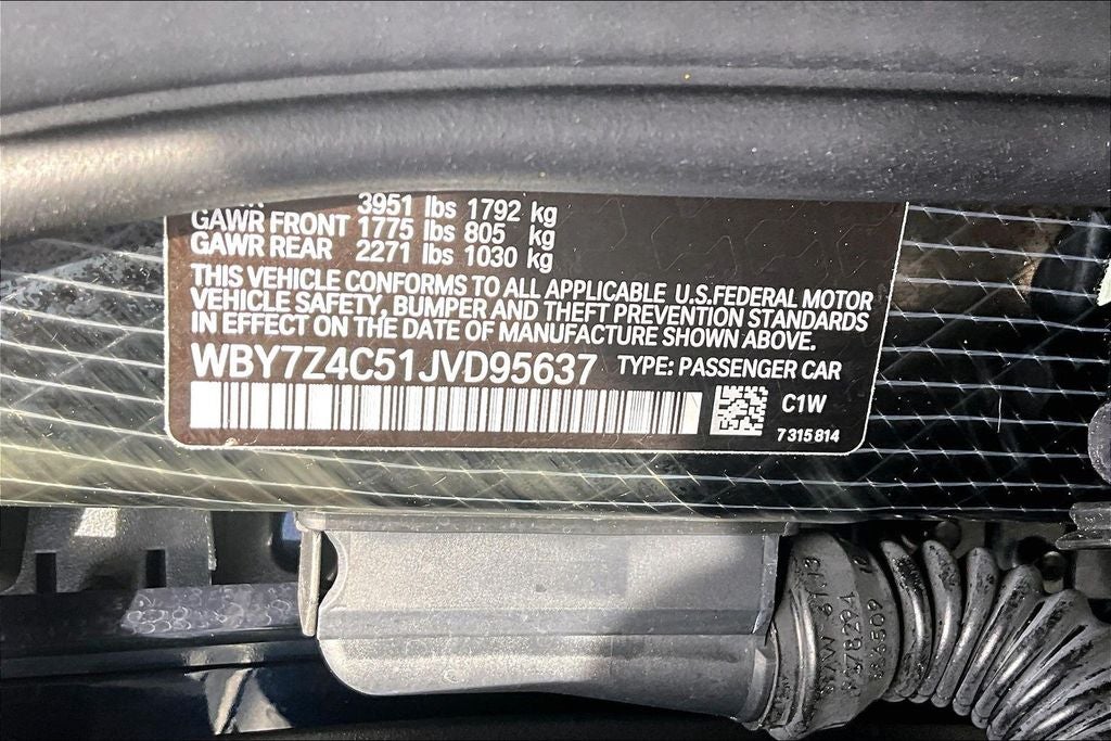 2018 BMW i3 94Ah w/Range Extender